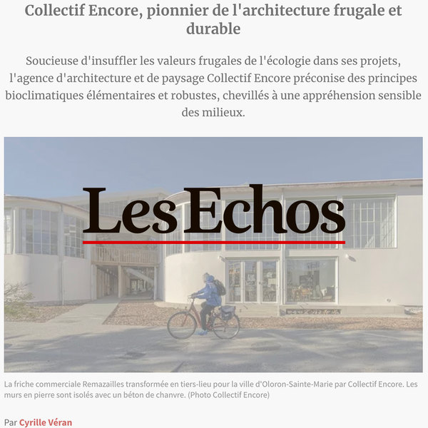 une architecture frugale et durable