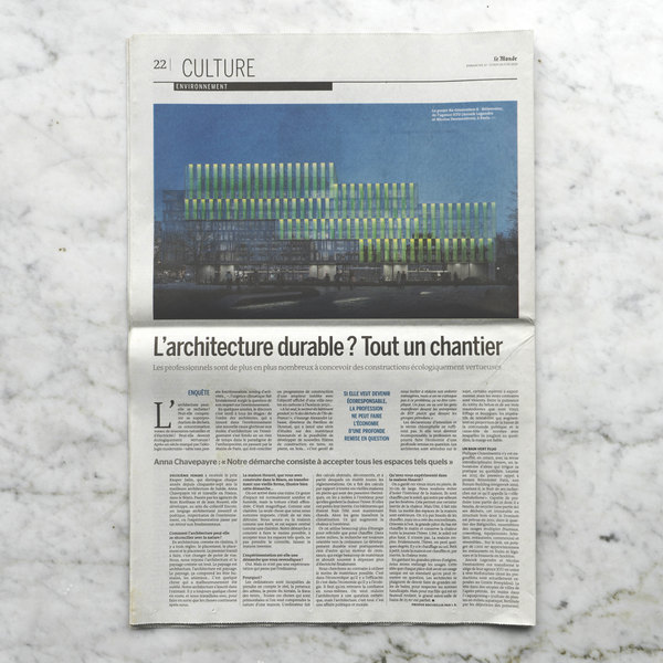 l'architecture durable ? Tout un chantier